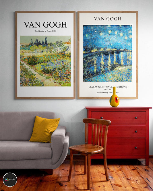 Van Gogh Stary night & Garden