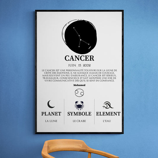 Tableaux astrologie - Cancer